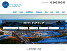 Tablet Screenshot of gotothebeach.com